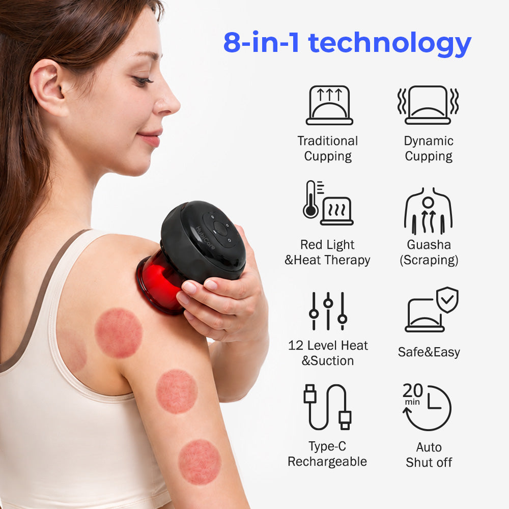 HubiCare Red Light Smart Cupping Massager HCM-10