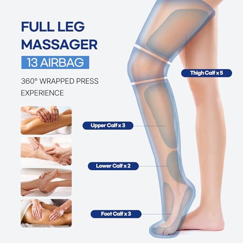 HubiCare Thigh to Feet Air Compression Leg Massager FE-7208