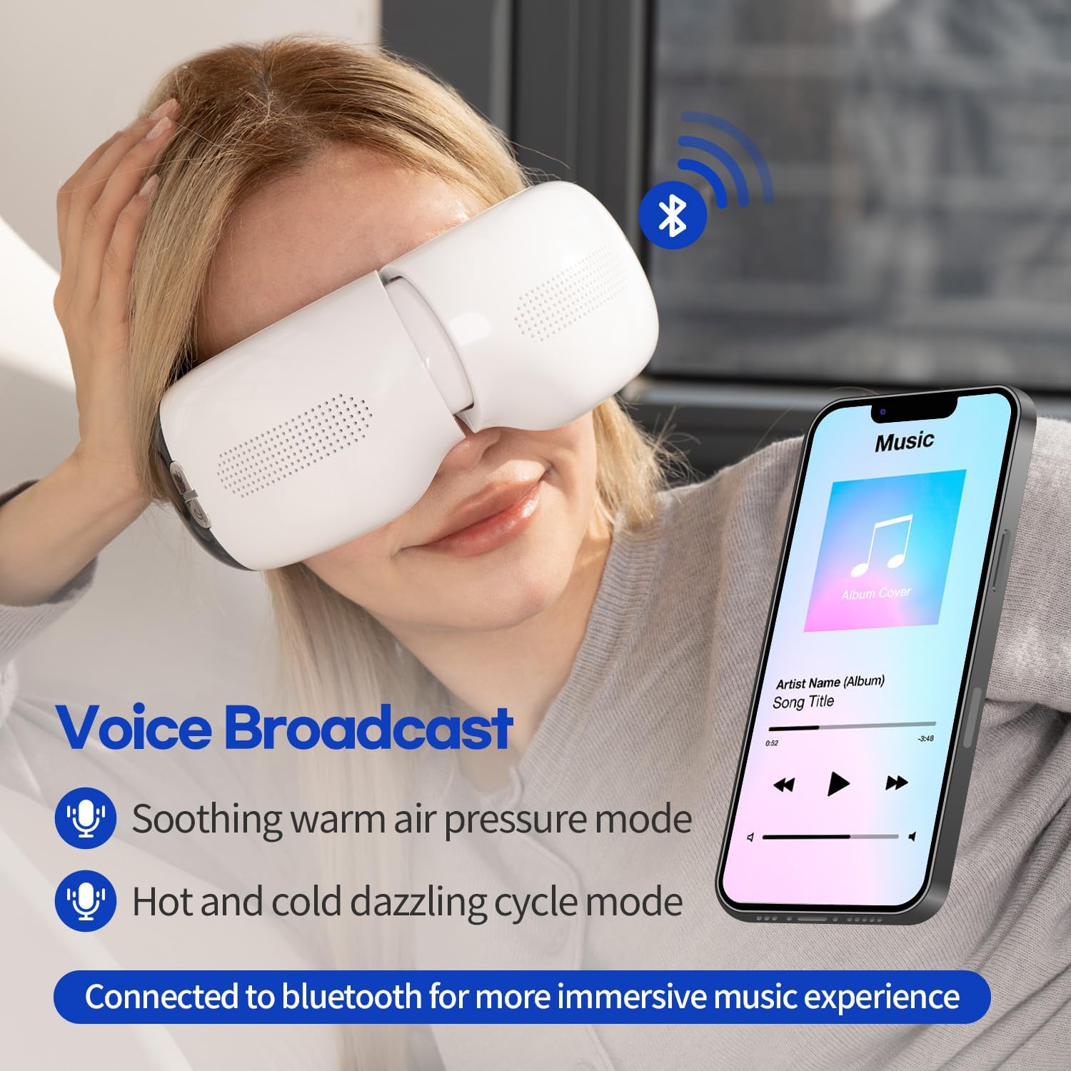 HubiCare Eye Massager with Heat and Cooling FE-4601