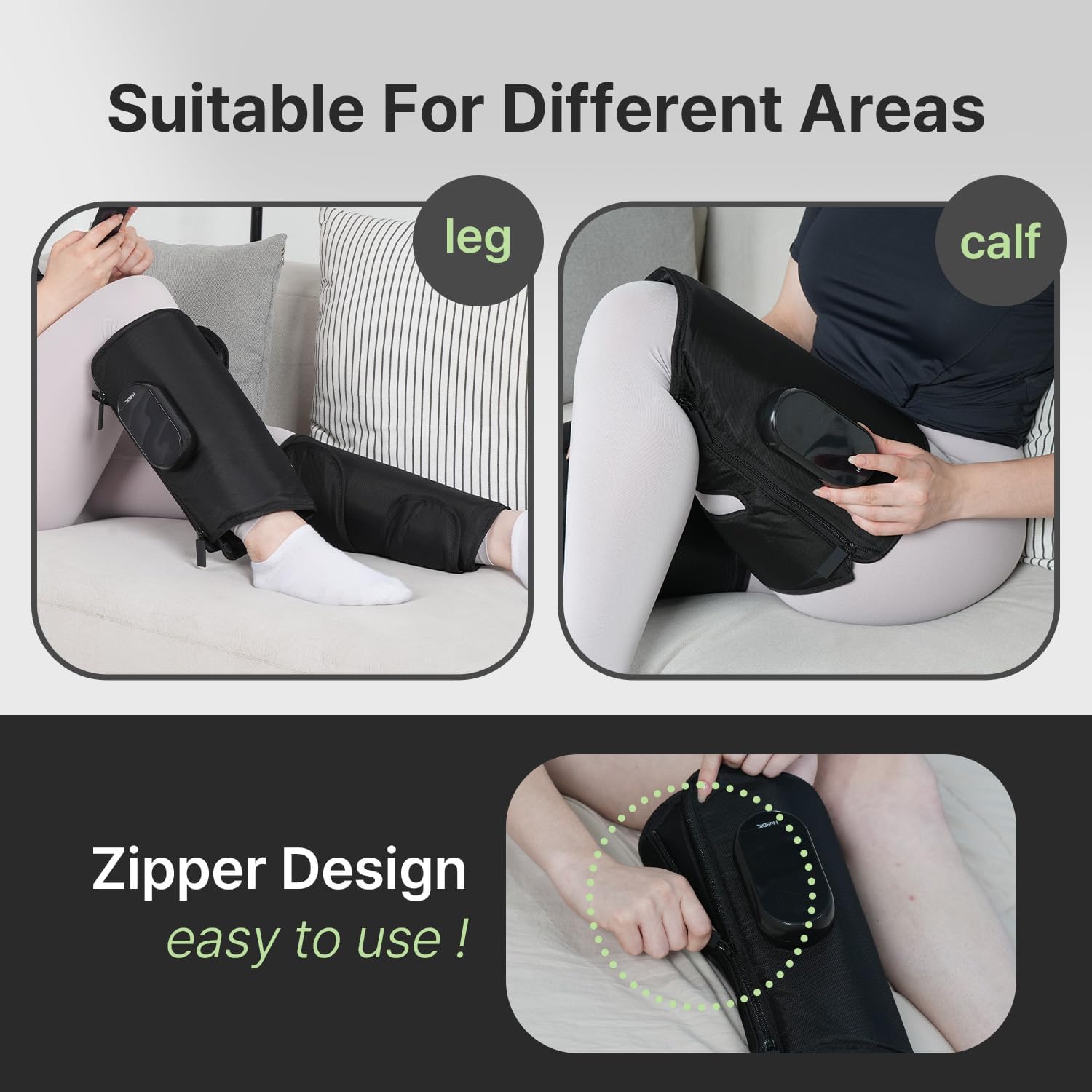 HubiCare Wireless Air Compression Leg Massager FE-7301