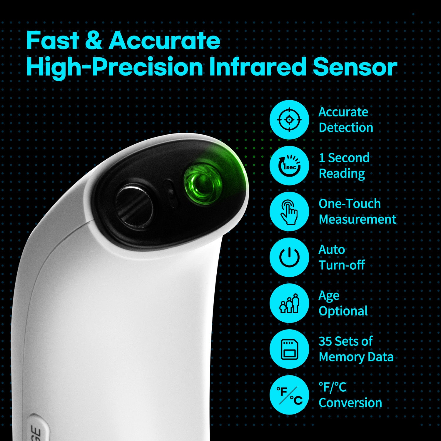 HubiBaby Infrared Thermometer FC-IR207