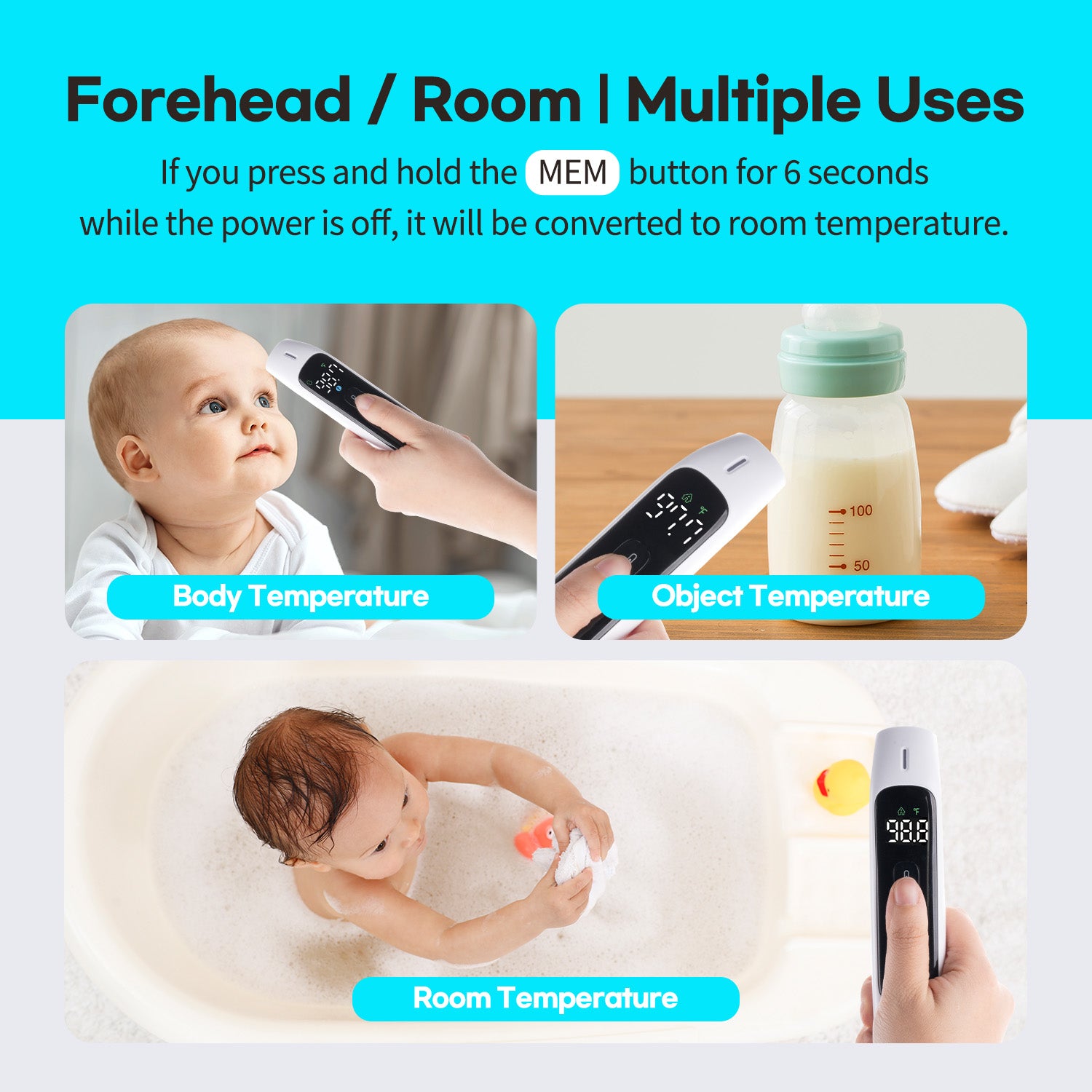 HubiBaby Infrared Thermometer FC-IR207
