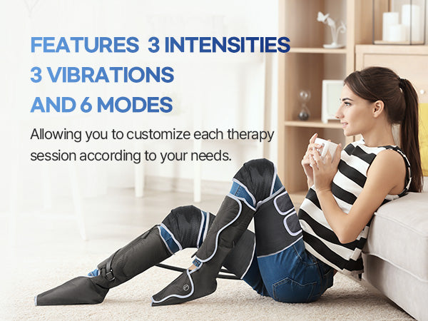HubiCare Thigh to Feet Air Compression Leg Massager FE-7208