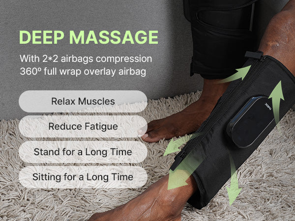HubiCare Wireless Air Compression Leg Massager FE-7301