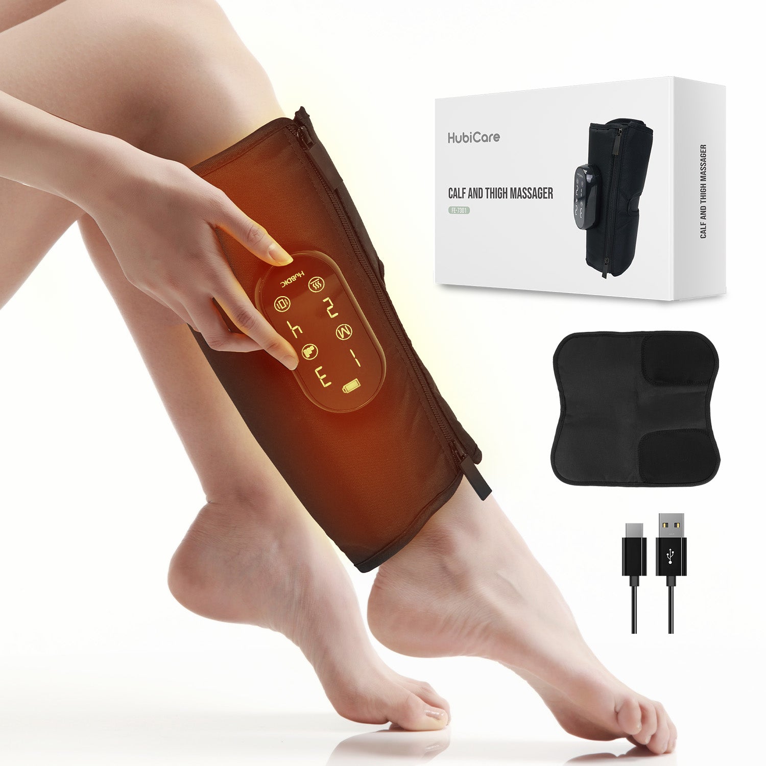 HubiCare Wireless Air Compression Leg Massager FE-7301