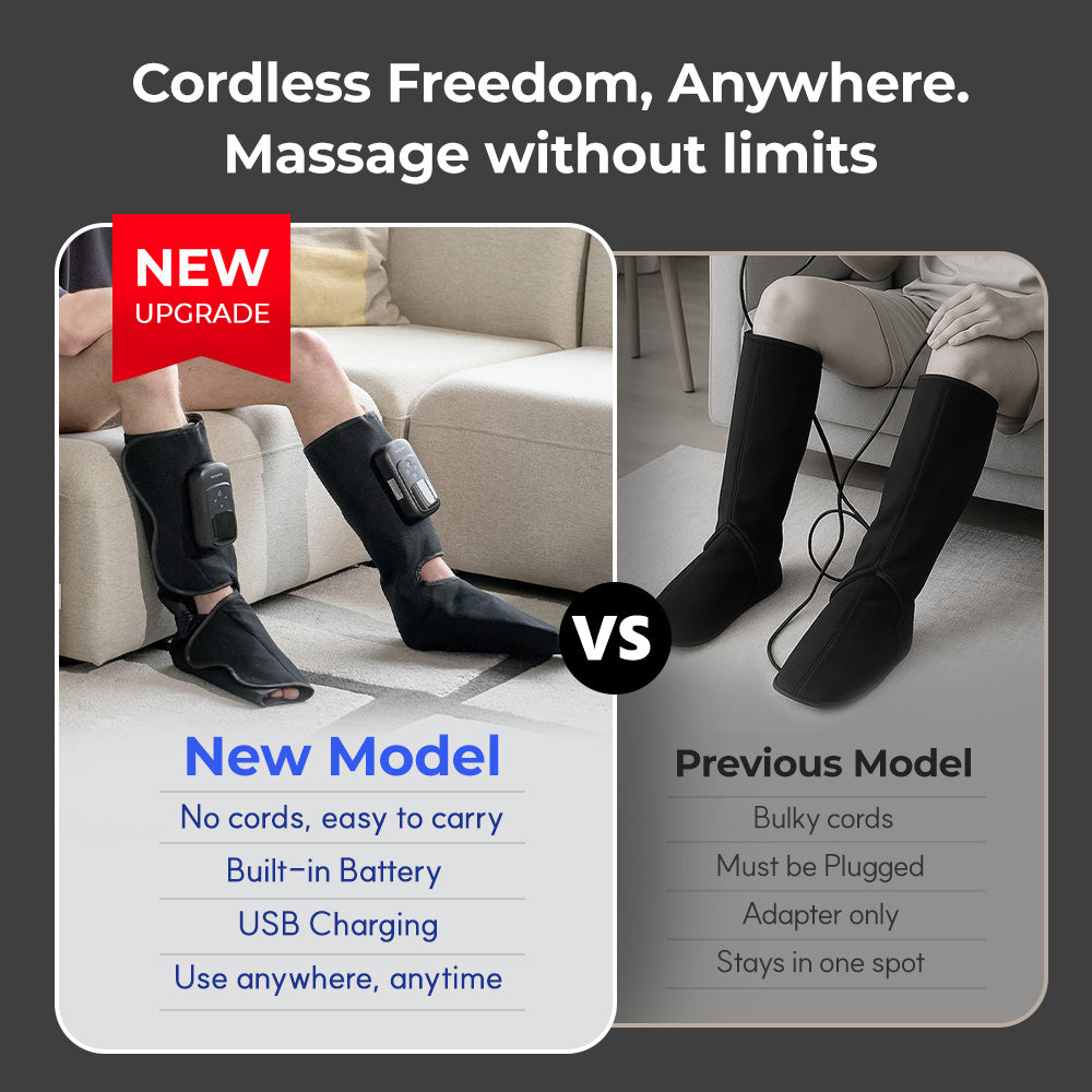 HubiCare Cordless Calf and Feet Massager FE-7305