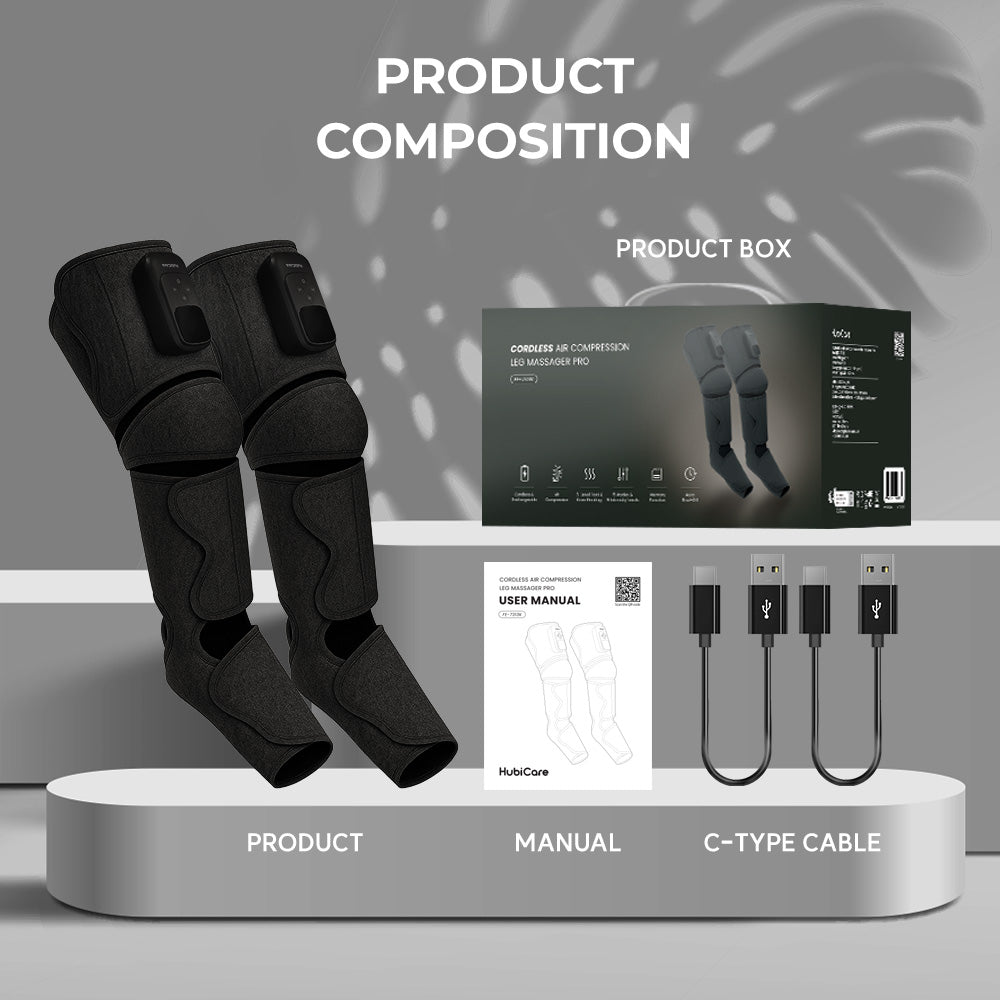 HubiCare Cordless Full-Leg Massager FE-7313k