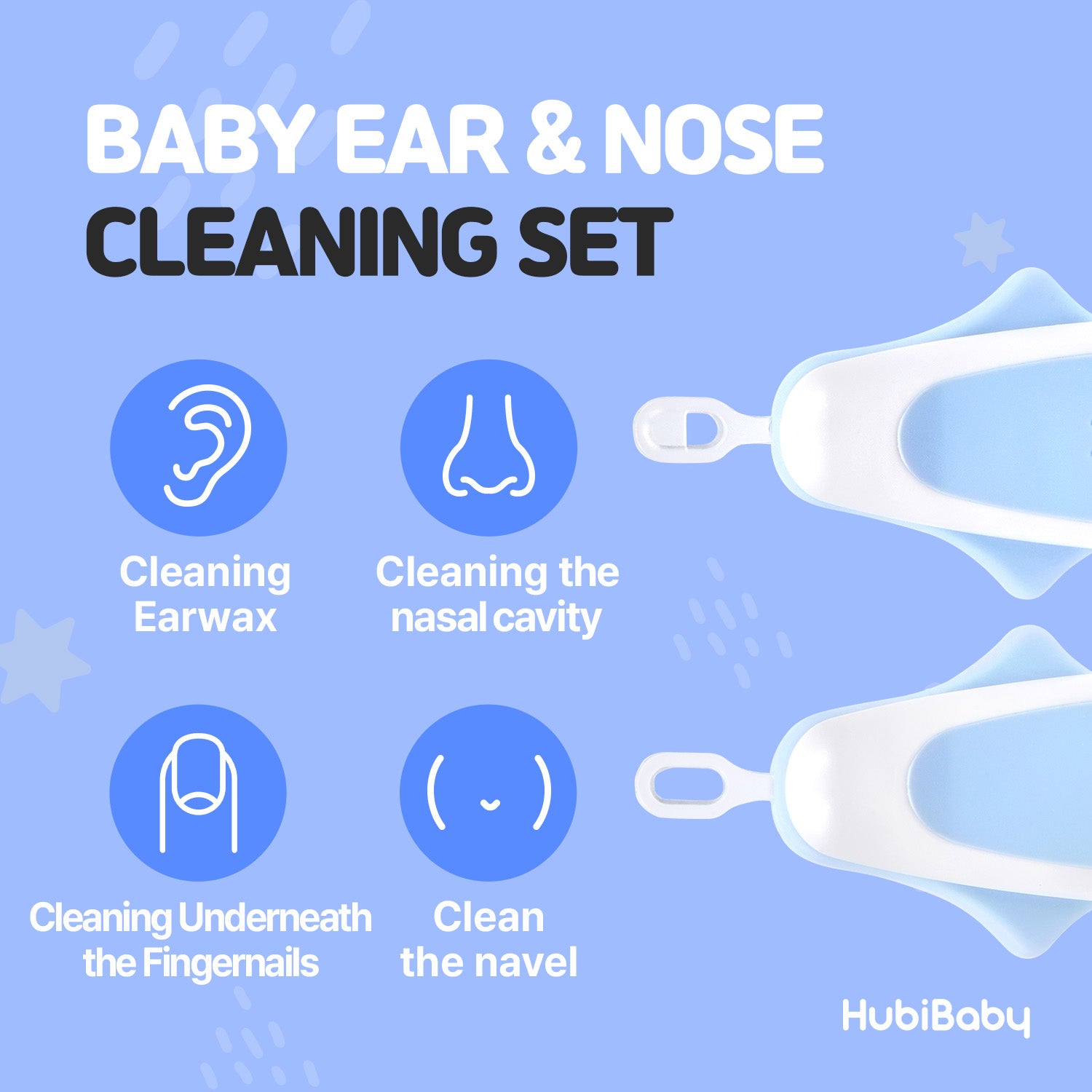 Hubibaby Rotating 3 in 1 Booger Stick