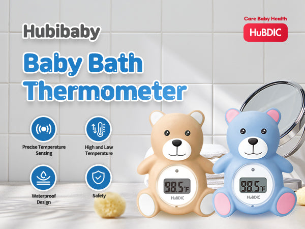HubiBaby Bear Baby Bath Thermometer HBT-1