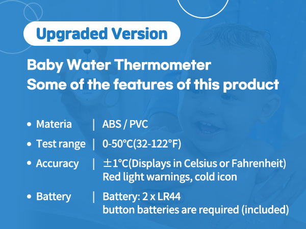 HubiBaby Bear Baby Bath Thermometer HBT-1