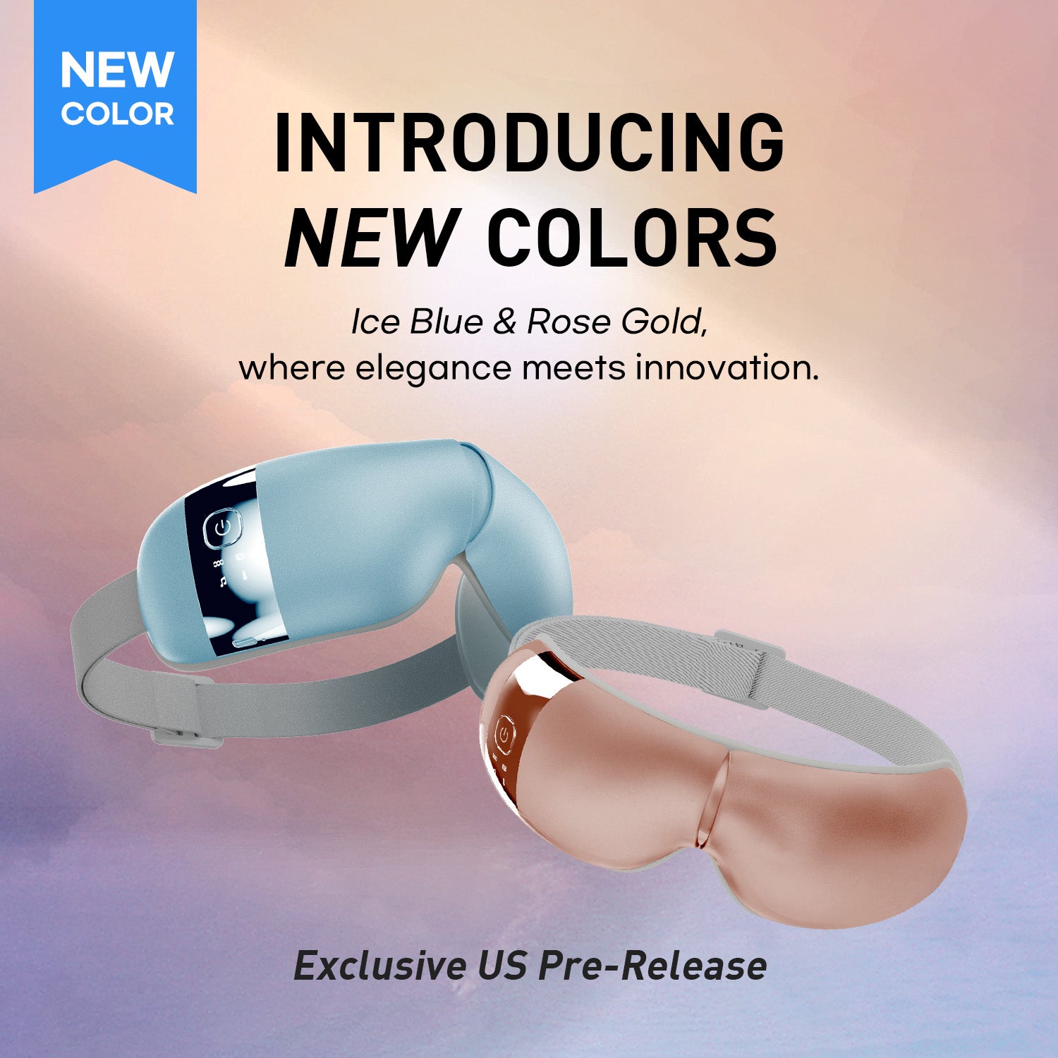 HubiCare Premium Eye Massager with Heat and Vibration Hem-5
