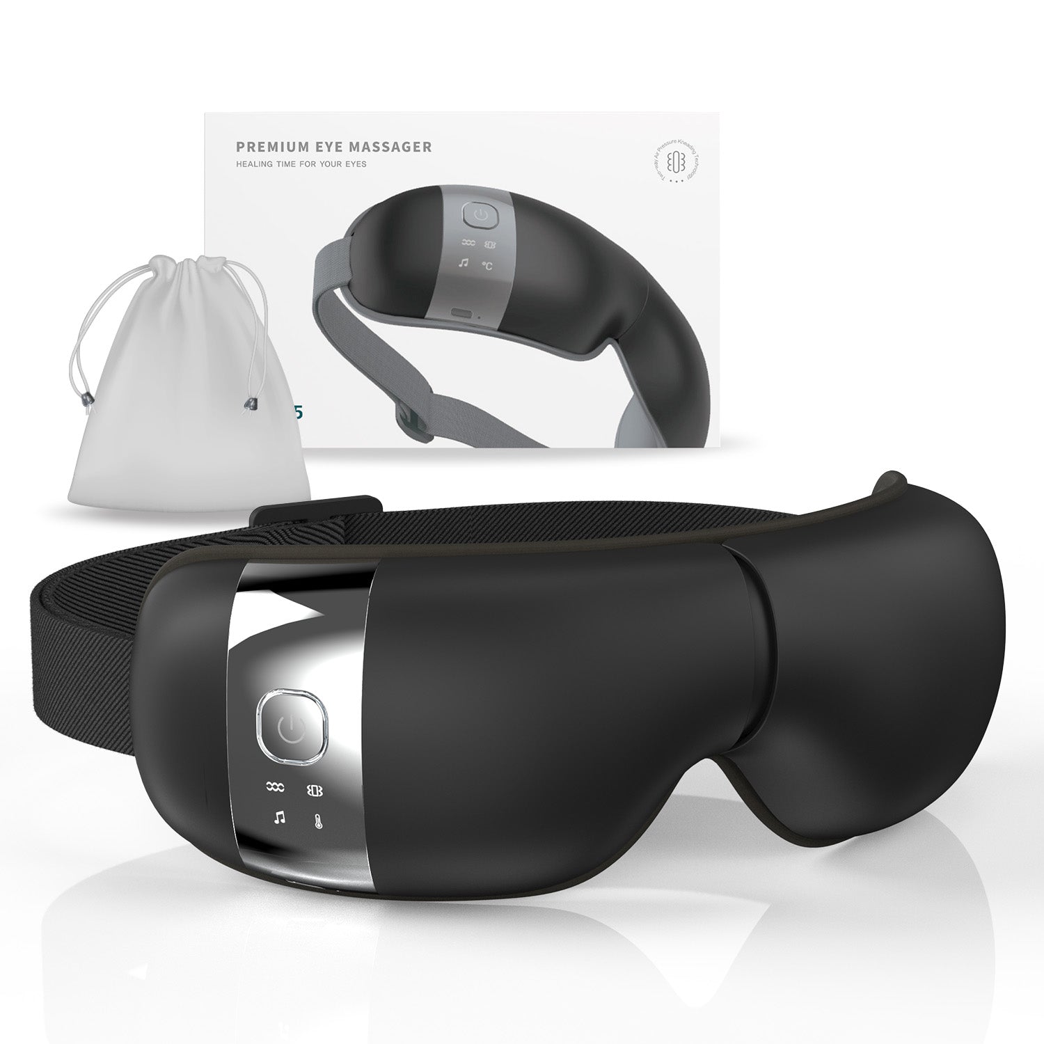 HubiCare Premium Eye Massager with Heat and Vibration Hem-5
