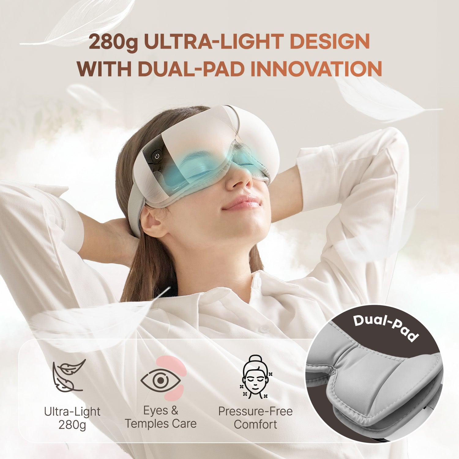 HubiCare Ultra Quiet with Double Pad Eye Massager HEM-7