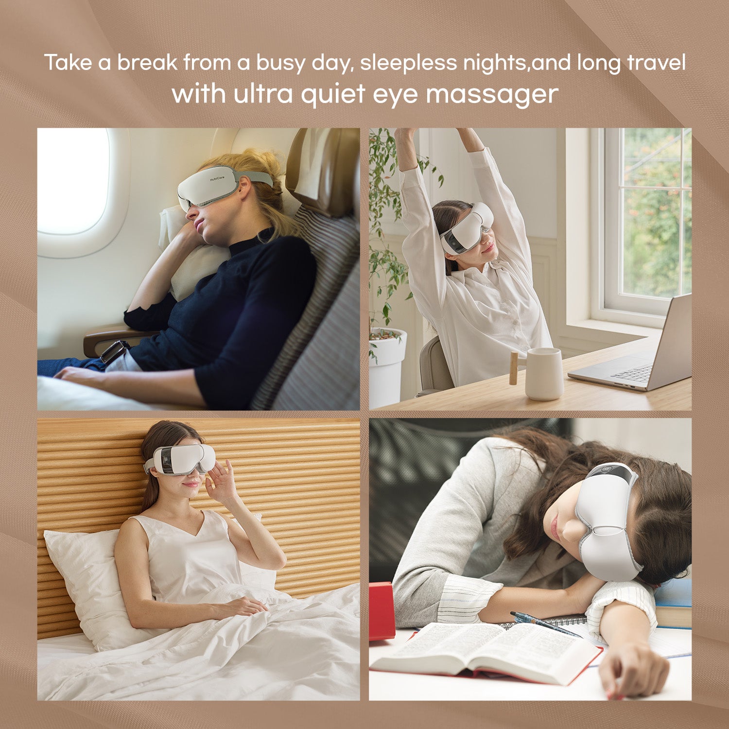 HubiCare Ultra Quiet with Double Pad Eye Massager HEM-7