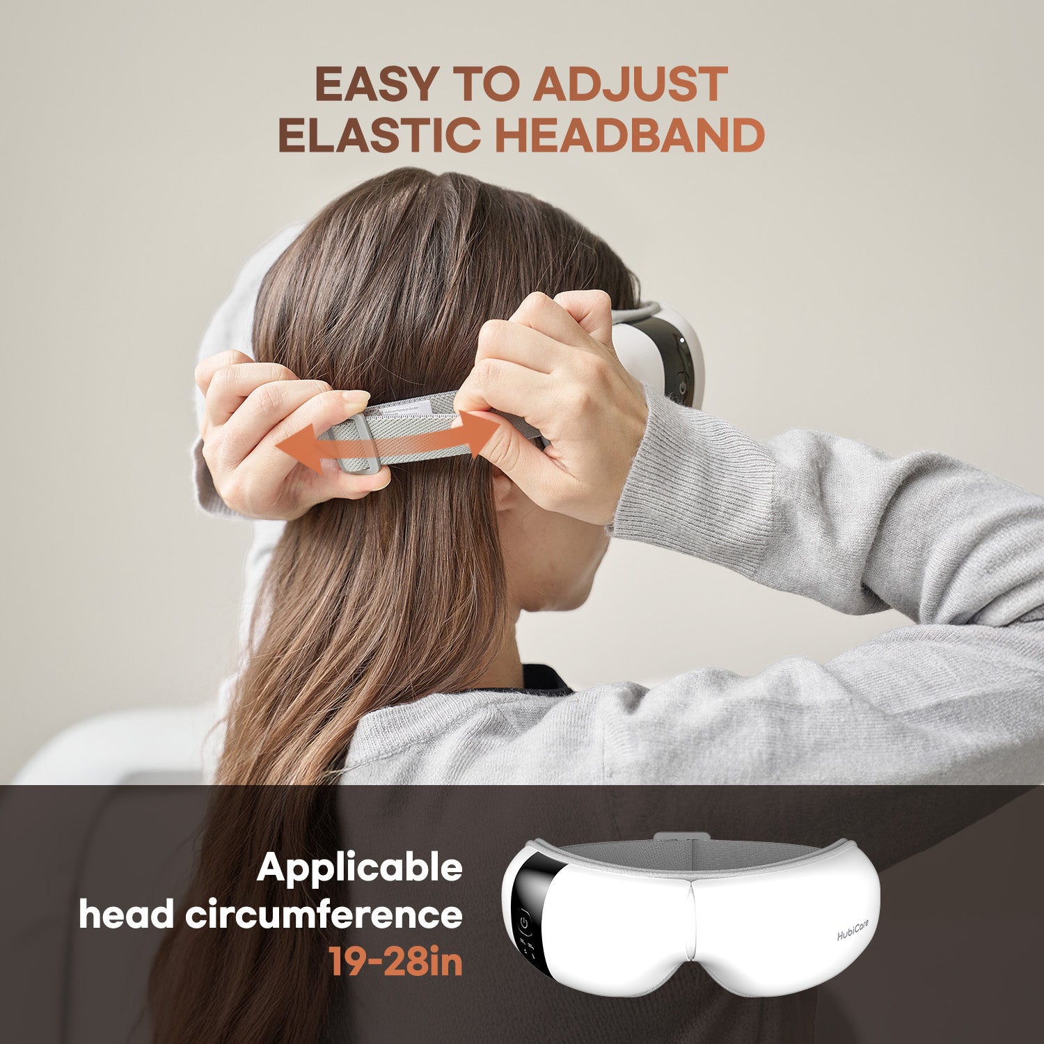 HubiCare Ultra Quiet with Double Pad Eye Massager HEM-7