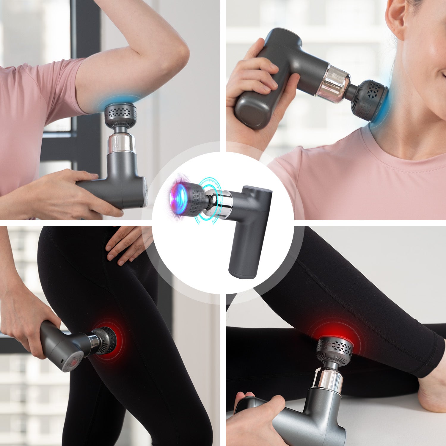 HubiCare Heat + Cold Massage Gun HMG-300