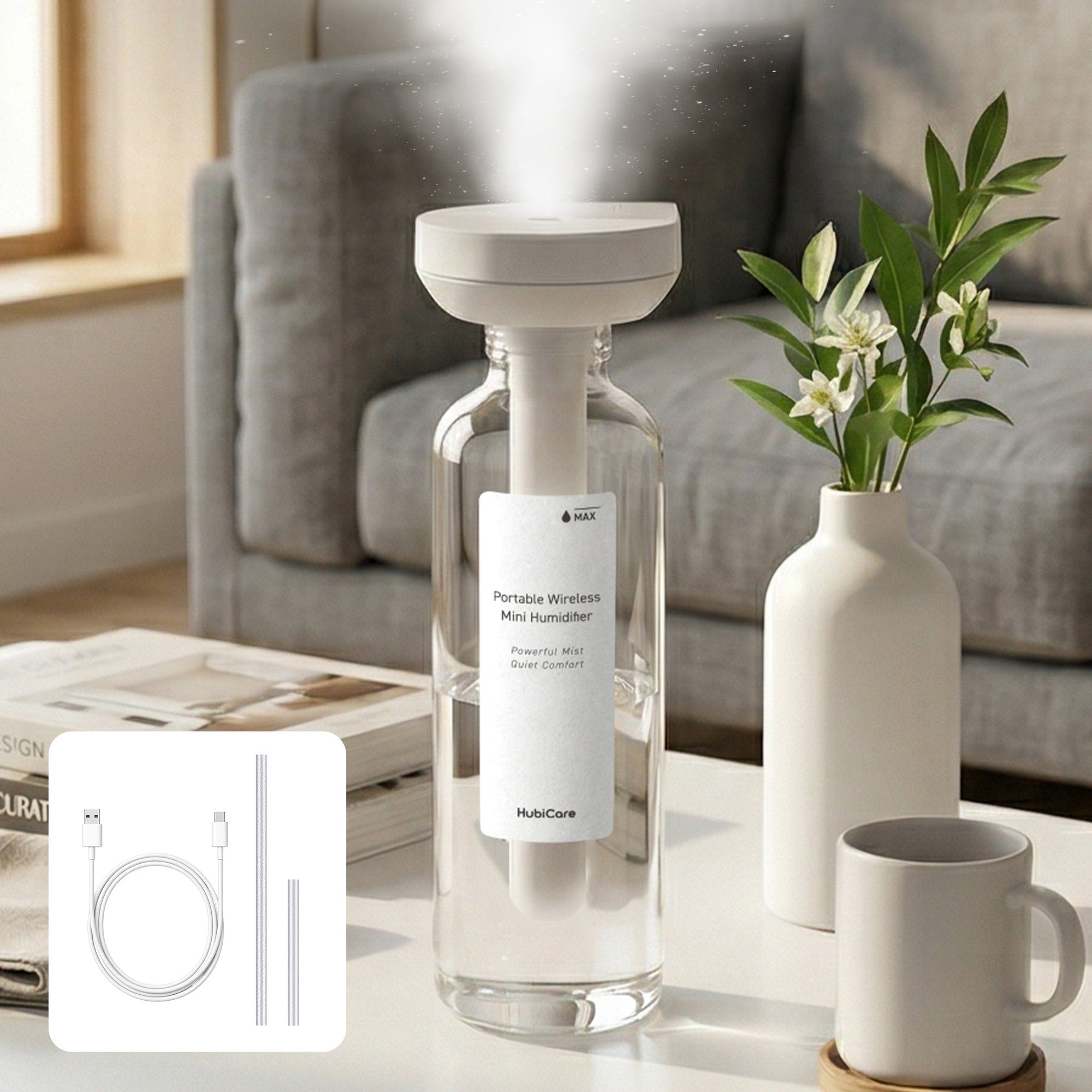 HubiCare Wireless Mini Humidifier HMF-1