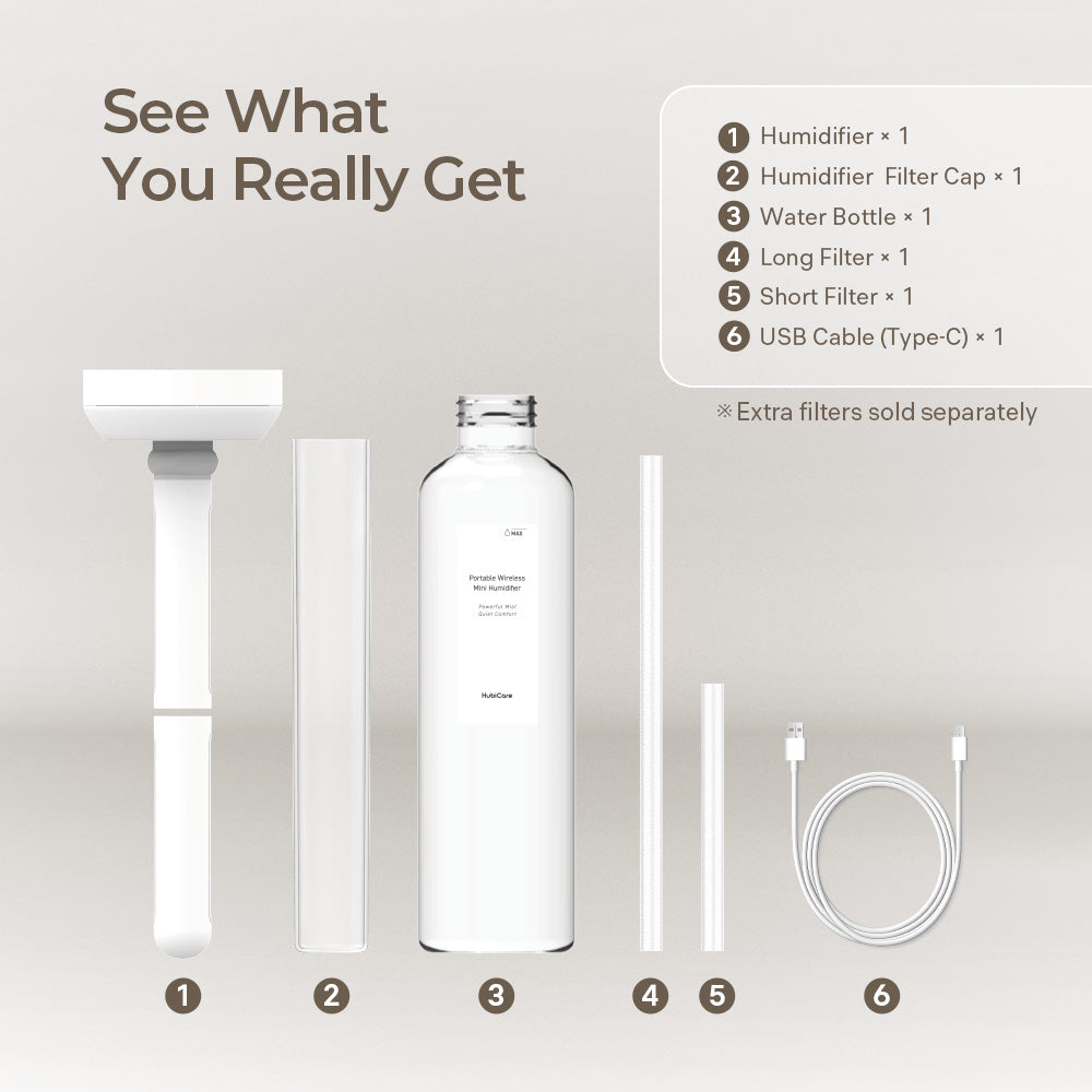 HubiCare Wireless Mini Humidifier HMF-1