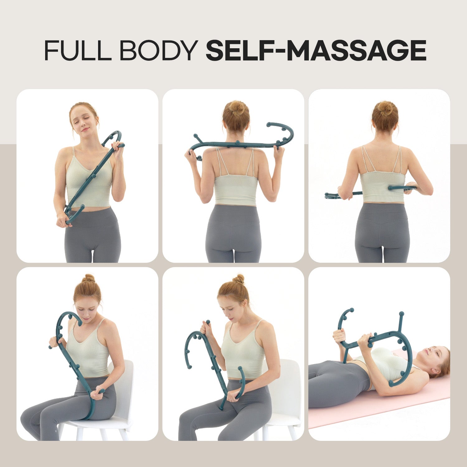 HubiCare Trigger Point Self Massage Stick HMS-100