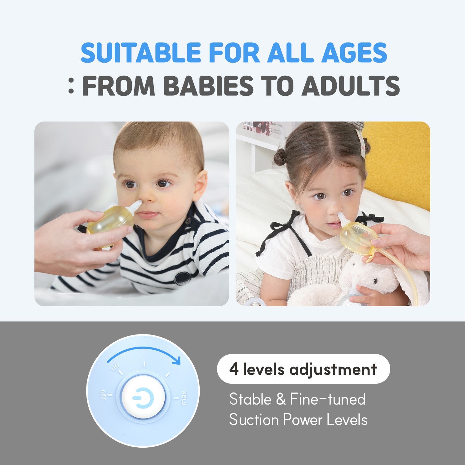 HubiBaby Cleanose pro, Electric Nasal Aspirator for Baby HNA-3000