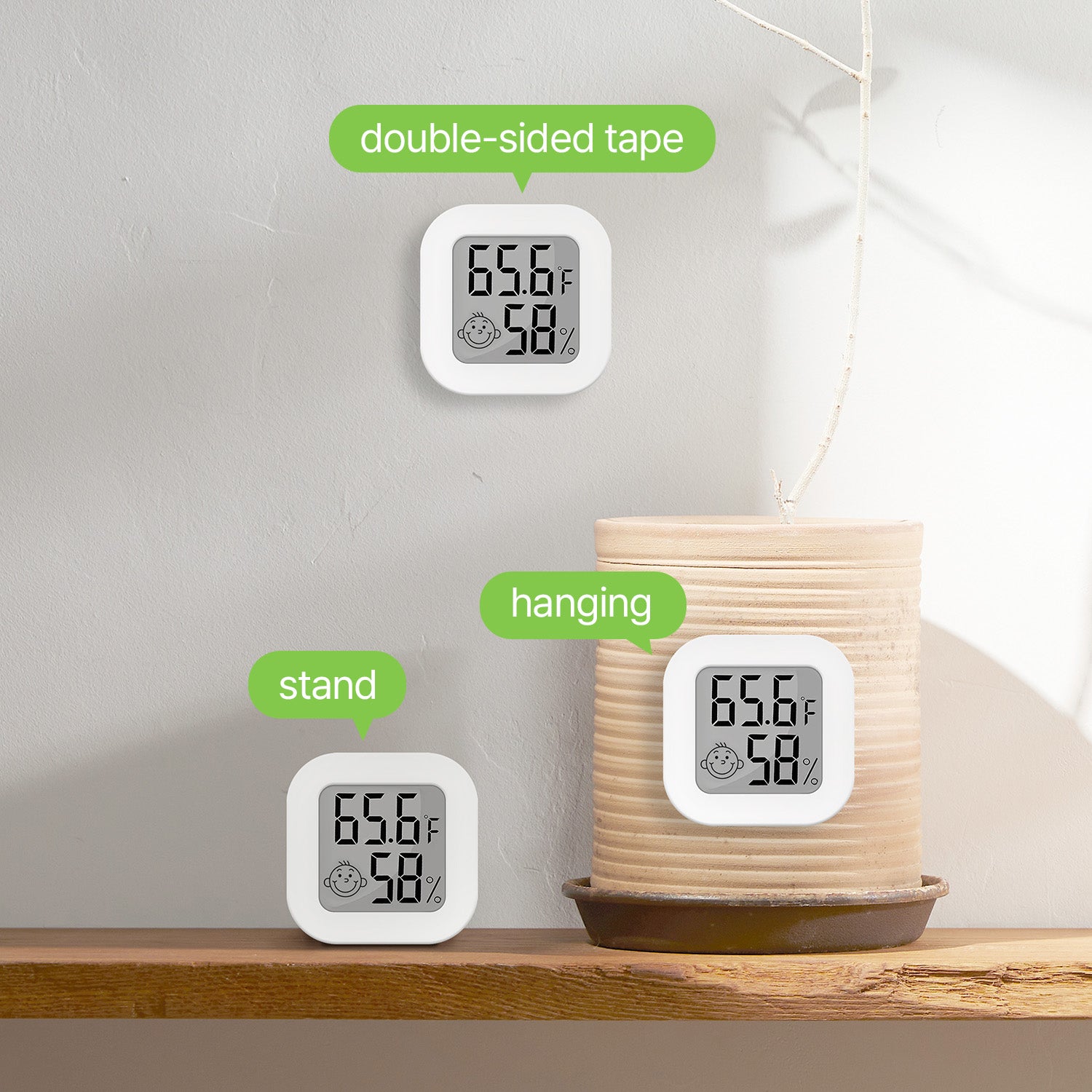 Hubibaby Mini-Hygrometer HT-30S
