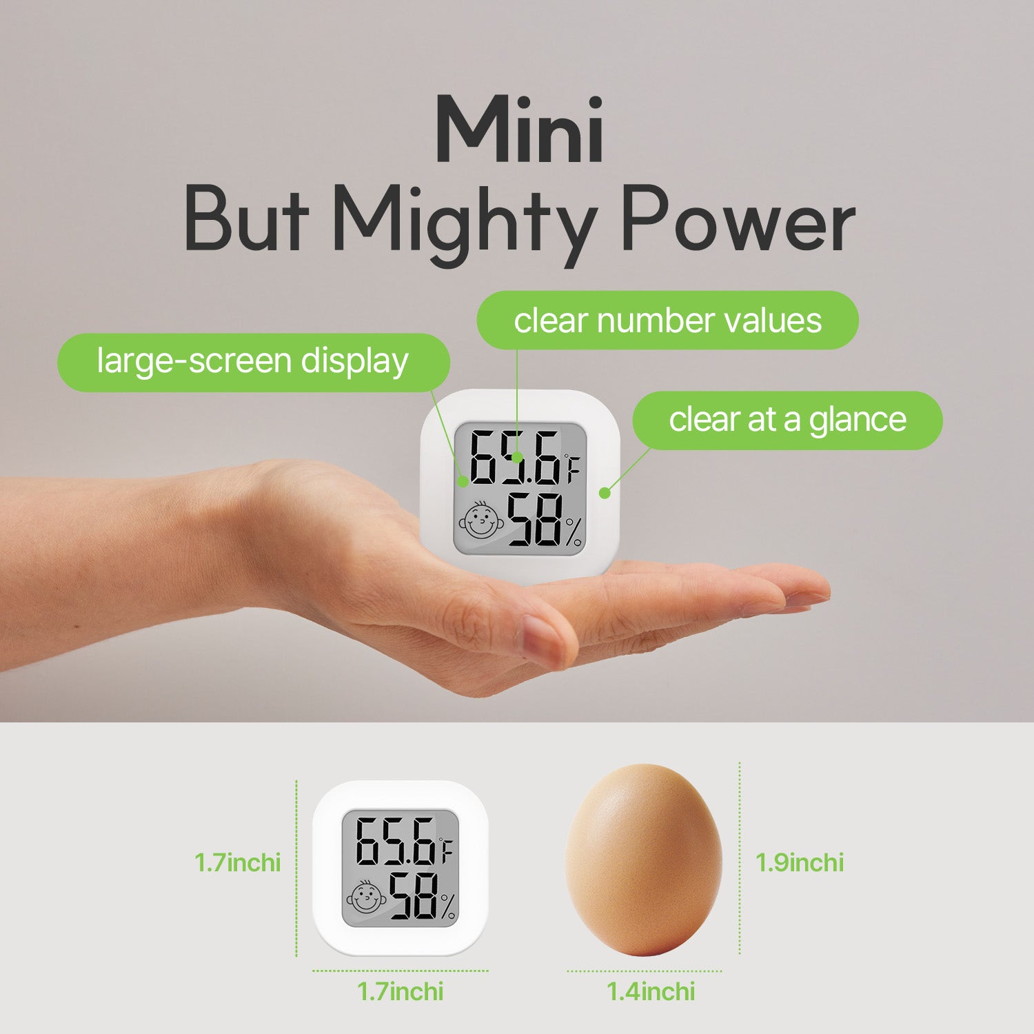Hubibaby Mini-Hygrometer HT-30S