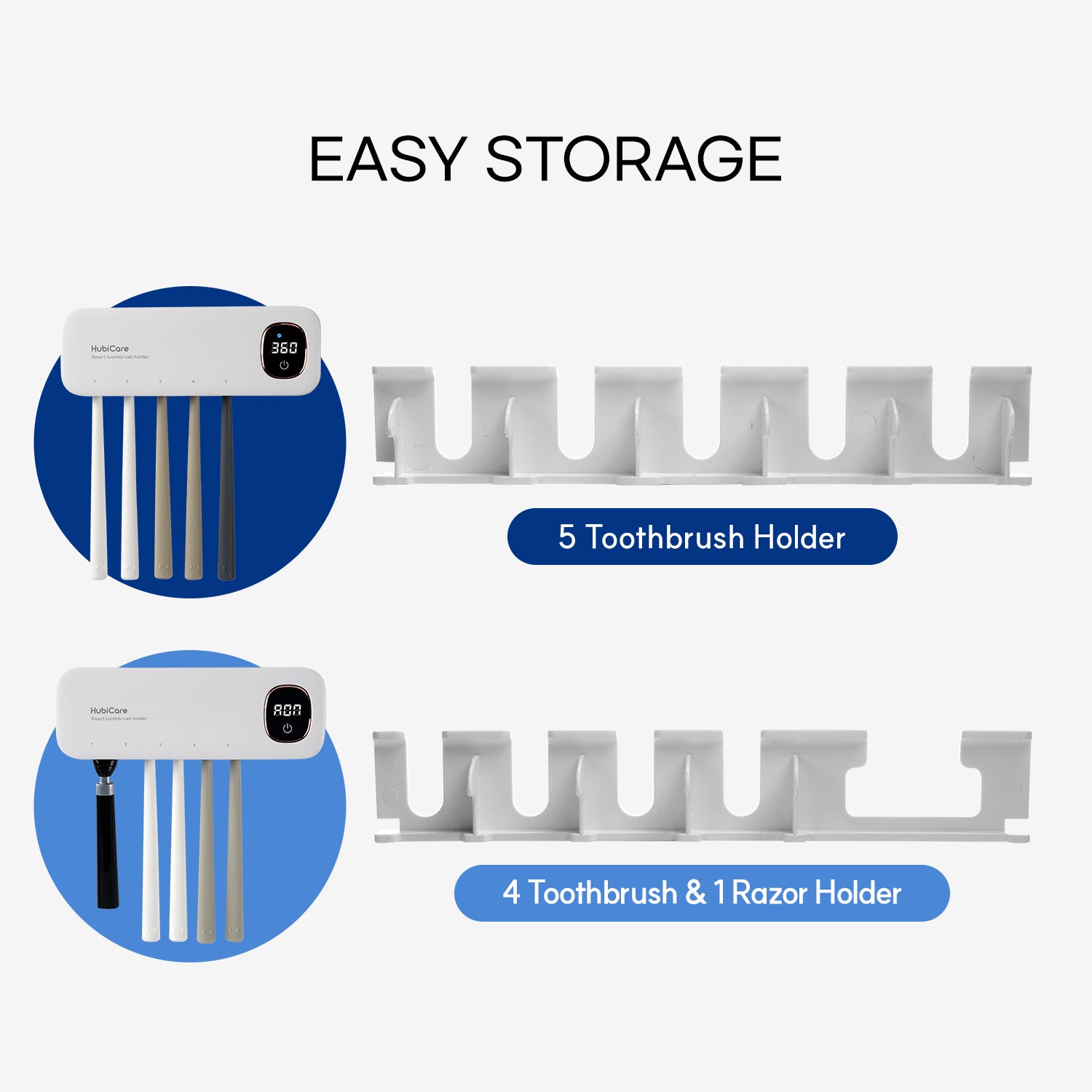 HubiCare Wall-mounted Toothbrush Sanitizer HTS-20
