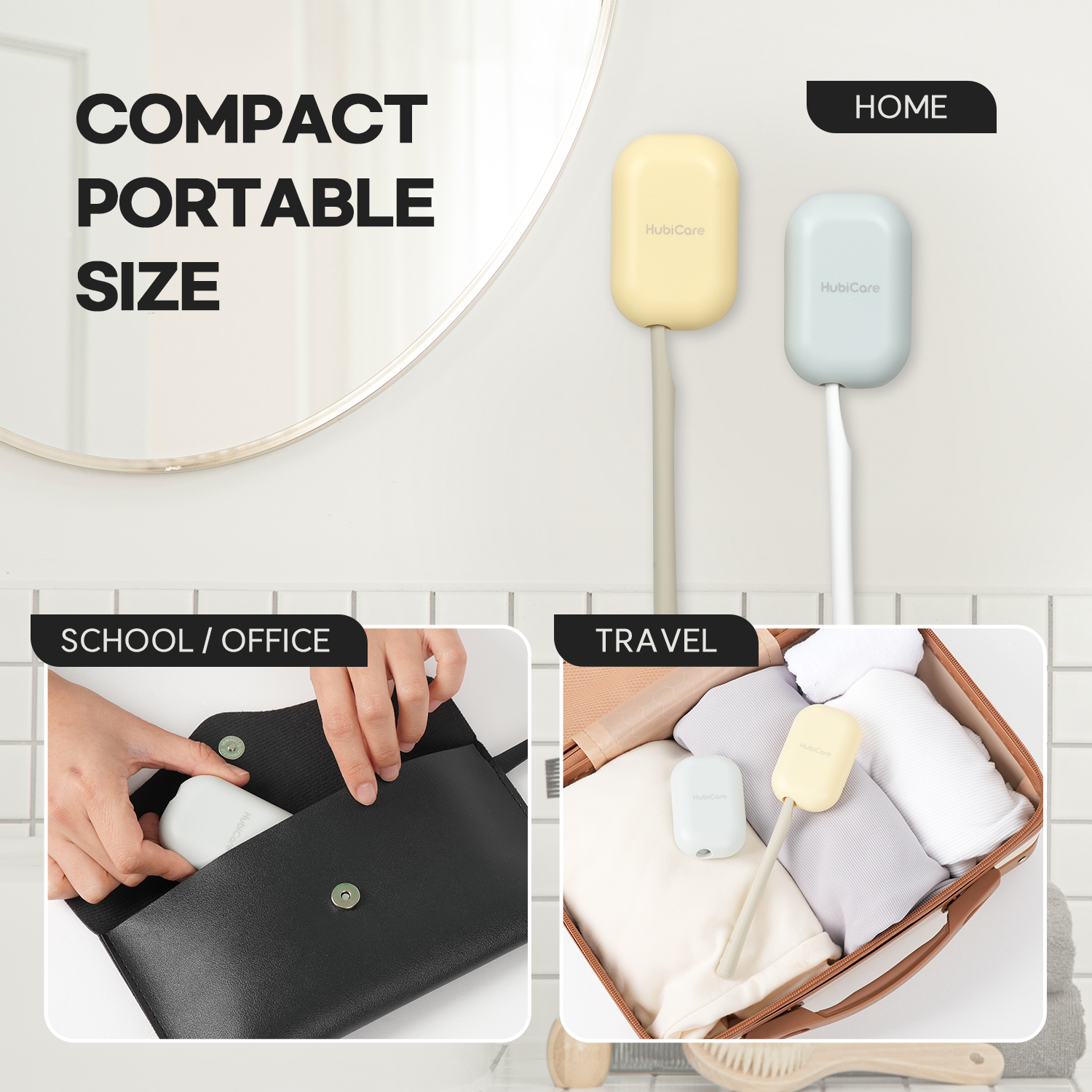 HubiCare Pastel Toothbrush Sanitizer HTS-750
