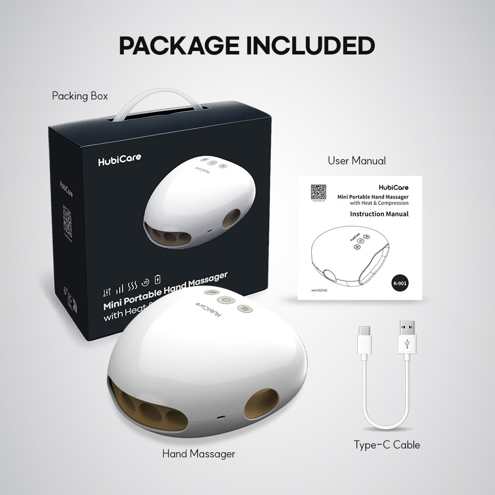 HubiCare Mini Hand Massager with Finger massage K-901