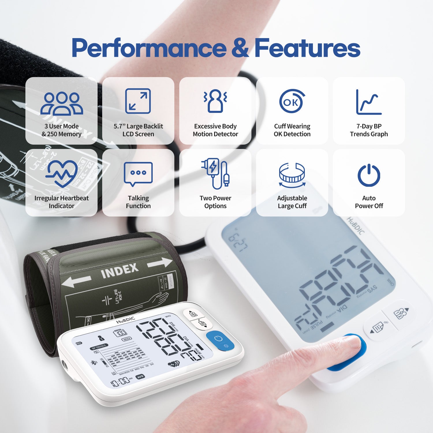 HubiCare Blood Pressure Monitor TMB-2088