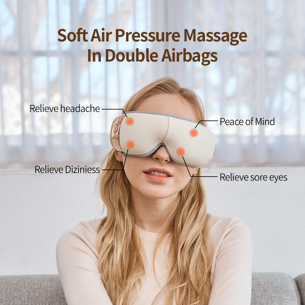 HuBDIC Hem-5 Premium Eye Massager with Heat and Vibration