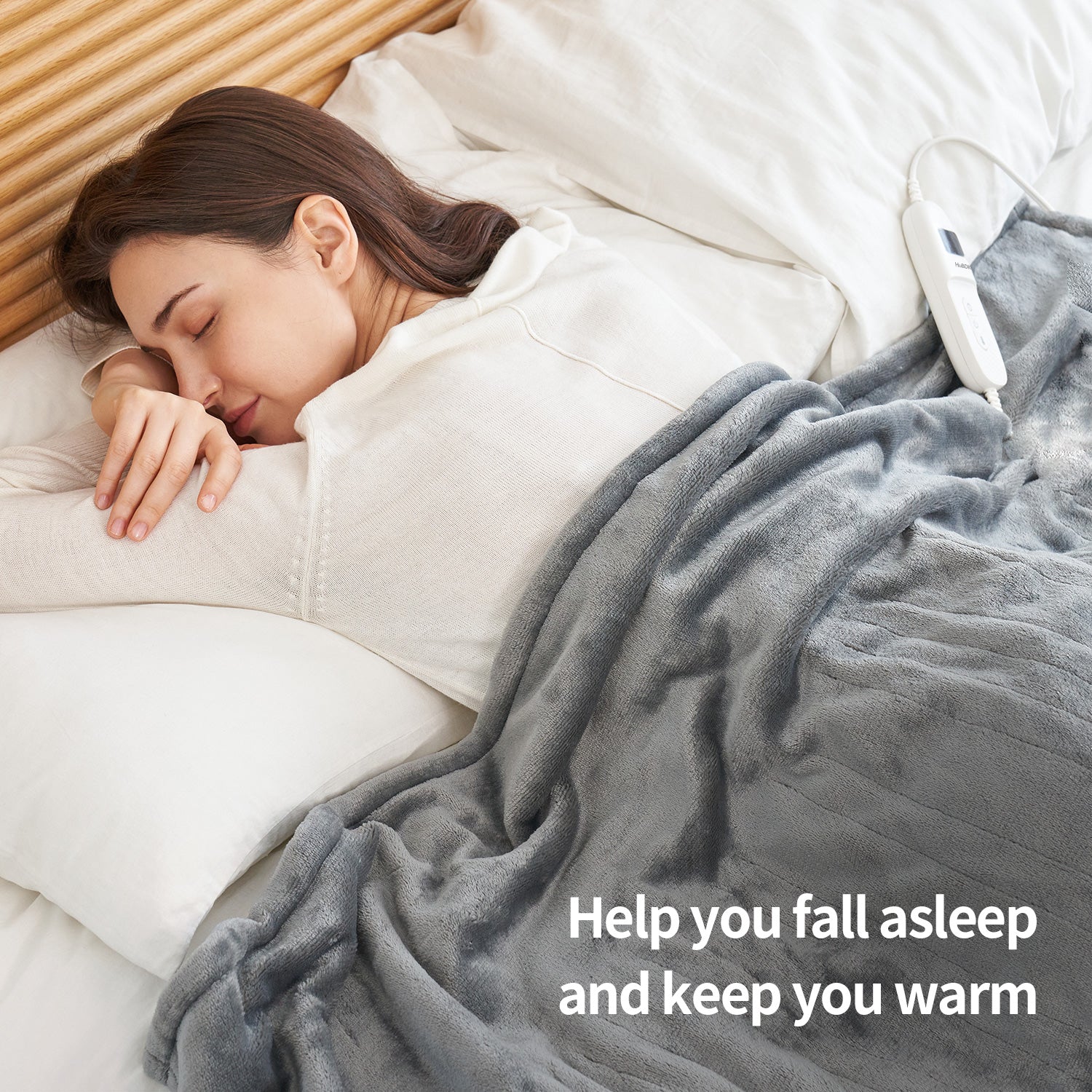 HuBDIC Electric Heating Throw, Electric Heating Blanket 50